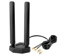 Nelawya Antenne réseau 4G LTE/5G Sub-6 Prise SMA TS9 8 dbi large bande 698-3980 MHz avec câble RG174 de 2 m Base magnétique pour routeur industriel sans fil 5G 4G modem Netgear Huawei ZTE