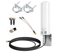 Nelawya Antenne réseau 4G LTE High Gain 10-12 dBi longue portée avec fiche SMA / double fiche TS9 pour Netgear Nighthawk M1 MR1100