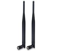 Nelawya RP-SMA WLAN ANTENNE 6 DBI Dual Band 2,4 GHz 5.8 GHz Antenne MIMO pour routeurs WLAN, PC Desktop, Adaptateur USB, Cartes PCI-E, Caméra IP de sécurité, Drone et génération PS4-
