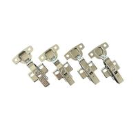NELI Lot de 4 charnières avec fermeture amortie pour Pax (comme les charnières Komplement) avec 4 charnières et 16 vis