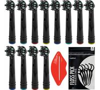 Nelips Brossettes Pick Clean DuPont Noir 12 pièces Charbon actif OralB
