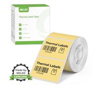 Nelko Etiquettes thermiques PM220 - 40 x 30 mm - Imperméable - Jaune - 230 étiquettes - Compatible avec Nelko PM220