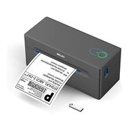 Nelko Imprimante d'étiquettes thermiques Bluetooth, imprimante d'étiquettes d'expédition sans fil 4 x 6 pour colis d'expédition de colis, Bluetooth pour smartphone, Windows, USB pour Mac, compatible