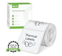 Nelko PM220 Label Maker Tape, 50x50mm, White