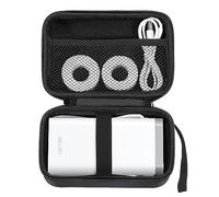 Nelko Véritable étui pour étiqueteuse P21, compatible avec étiqueteuse Phomemo D30 D35, pour NIIMBOT D11 D110, pour JADENS/Memoking/SUPVAN, boîte avec poche en maille pour batteries et accessoires