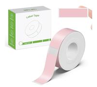 Nelko Véritable ruban d'étiqueteuse P21, papier d'impression d'étiquettes adapté, 14 x 40 mm, remplacement d'étiquetage laminé standard, multifonction pour étiqueteuse P21, 180 rubans/rouleau, 1