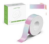 Nelko Véritable ruban d'étiqueteuse P21, papier d'impression d'étiquettes adapté, 14 x 40 mm, remplacement d'étiquetage laminé standard, multifonction pour étiqueteuse P21, 180 rubans/rouleau, 1