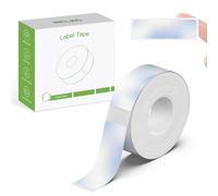 Nelko Véritable ruban d'étiqueteuse P21, papier d'impression d'étiquettes adapté, 14 x 40 mm, remplacement d'étiquetage laminé standard, multifonction pour étiqueteuse P21, 180 rubans/rouleau, 1