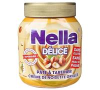 Nella Délice, Pâte à Tartiner Crème de Noisette Grillée, Sans Gluten, Sans Huile de Palme