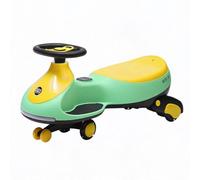 NELLCREEK Voiture électrique Enfant 12V 2-en-1 Twistcar/Swing Car - Vert
