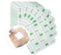 NELLHOMY 25 PCS Pansement Tatouage Waterproof, 6 x 7CM Bandage Transparent, Pansement Etanche, Adhésif,Seconde Peau Ruban Médical, pour Sport, Douches,Post Surgical
