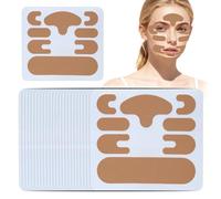 NELLHOMY Lot de 200 bandes de patchs anti-rides pour le visage - Pre Cut - Bandes de kinésiologie pour le visage, les rides du front, le nasolabial, les rides de la colère