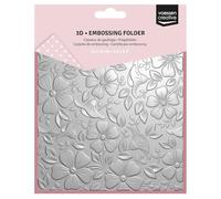 Nellie's Choice Classeur de Gaufrage 3D - Fleurs 15,2 x 15,2 cm - Matériel pour Scrapbooking, Cartes, DIY et Bricolage