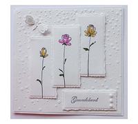 Nellie's Choice Classeur de Gaufrage 3D - Neige 15 x 15 cm - Matériel pour Scrapbooking, Cartes, DIY et Bricolage