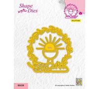 Nellie's Choice Matrice de Découpe Communion - 7,5 x 7,7 cm - Scrapbooking Matériel - Cutting Dies pour Scrapbooking Accessoires, Cartes et Décorations