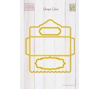 Nellie's Choice Matrice de Découpe Envelope - 3 Pcs de 14,5 x 15,5 cm - Cutting Dies pour Cadeaux, Anniversaire, Mariage