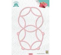 Nellie's Choice Matrice de Découpe Étoile Boîte Couvercle-13,2 Contenant Dragées-Cutting Dies pour Cadeaux de Noël, Anniversaire, Mariage, Rose, 13,2 x 20,3 cm