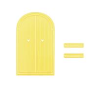 Nellie's Choice Matrice de Découpe Porte-6,4 x 10,6 cm / 0,9 x 3,4 cm Matériel-Cutting Dies pour Scrapbooking Accessoires, Cartes et Décorations, Jaune, 64x106 / 9x34mm