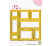 Nellie's Choice Matrice de Découpe Timbre - 10,1 x 10,1 cm - Scrapbooking Matériel - Cutting Dies pour Scrapbooking Accessoires, Cartes et Décorations