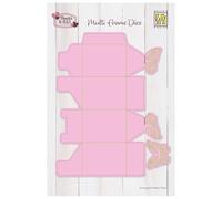 Nellie's Choice Matrices de Découpe-Boîte Papillon-2 Pcs de 4,5 x 4,5 x 6 cm-Scrapbooking Matériel et Accessoires pour Loisirs Créatifs-Cutting Dies pour Cartes, Plusieurs Couleurs, Set de 2 Pièces