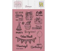 Nellie's Choice Tampons Transparents Dessins - Scrapbooking Matériel et Journaling Accessoires - Tampon Silicone pour Cartes et Bullet Journal - Compatible avec Bloc Acrylique