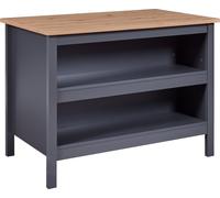 Nellina buffet cuisineØ, 2 tablettes gris, Artisan chêneReproduction.