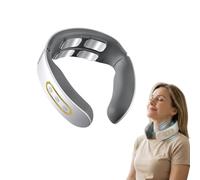 Neloa - Masseur cervical de relaxation，Masseur de Cou Électrique - 6 Modes, 9 Niveaux, Massage Pulsé à 4 Têtes et Chauffage à Température Constante pour un Soulagement Optimal à Domicile