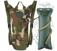 Neloheac Sac à Dos Hydratation Tactique avec Poche Eau 3L, Gilet Trail Hydratation Léger pour Homme Femme, Sac à Dos Velo pour Randonnée Marathon Cyclisme