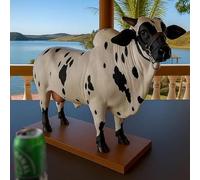 Nelore Bull Liquor Dispensers - 2L Nelore Bull Liquor Dispenser for Shots, Handcrafted Brazilian Flair Charm for Home Bar, Upgraded Multipurpose Alcohol Dispenser (1Pcs-A)