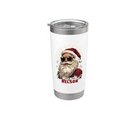 Nelson Family Costume de Père Noël assorti pour fête de Noël Gobelet isotherme en acier inoxydable double paroi