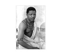 Nelson Mandela 8 Poster sur toile pour décoration murale de salon, chambre à coucher, sans cadre, 40 x 60 cm