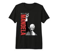 Nelson Mandela Poing levé Droit Mandela Day T-Shirt Haut de Gamme