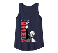 Nelson Mandela Raised Main droite Fist Clenched Mandela Day Débardeur