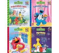 Nelson Mini-Bücher: 4er Sesamstraße 1-4