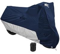 Nelson-Rigg Housse de Protection pour Moto Deluxe, Protection Contre Les intempéries, Les UV, avec aération, Bouclier Thermique, Pare-Brise, Sac de Compression avec œillets