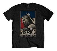 Nelson Willie - T-Shirt # S Unisex Black # Born for Trouble [Import]