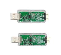 Nelsonerty 2 Pièces WCH-Linke Téléchargement Débogueur Prise en Charge de L'Architecture WCH RISC-V Interface MCU/SWD 1 Port Série vers Canal USB