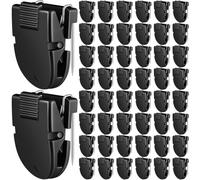Nelsonerty 50 Pièces de Clips pour Cabine, Panneau en Tissu, Accessoires pour Cabine, Panneau de Séparation en Tissu, Clip Mural pour Photos, Clips Muraux pour Notes, Mémos