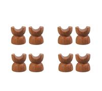 Nelsonerty 8 Pièces Support de D'Isolation Audio en Bois HiFi Support de Ligne Support de Câble de Haut-Parleur Support de Câble Audio Absorbeur de Câble Pied Pad