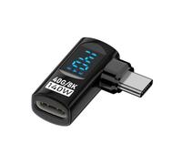 Nelsonerty Adaptateur USB C à 90 Degrés Adaptateur de Type C en Forme de U à Angle Droit Transfert de Données 40 Gbit/S PD 140 W Convertisseur USB 4.0 8K 60 Hz, C