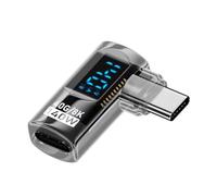 Nelsonerty Adaptateur USB C à 90 Degrés Adaptateur de Type C en Forme de U à Angle Droit Transfert de Données 40 Gbit/S PD 140 W Convertisseur USB 4.0 8K 60 Hz, B