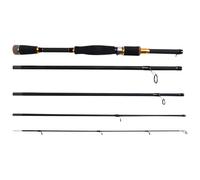 Nelsonerty Canne à Pêche à Joint Réglable Carbon Road Subrod ML à Poignée Droite Multi-Articulations, Canne à Pêche Portable D'Extérieur 210 cm