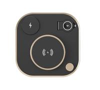 Nelsonerty Chargeur Magnétique sans Pliable Multifonctionnel avec Lampe, Téléphone Portable, Montre, Écouteurs, Chargeur de Bureau 15 W, C