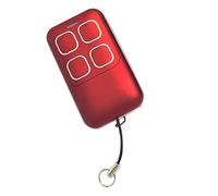 Nelsonerty Clone universel pour porte de garage 280-868MHZ avec 4 copies de contrôle à distance pour portail électrique, résistant et de haute qualité. Couleur rouge.
