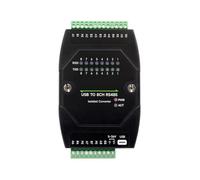 Nelsonerty Convertisseur USB Industriel Isolé vers RS485 8 Canaux Module Convertisseur de Communication Série RS485 avec Isolation du Signal