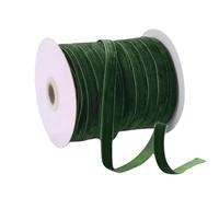Nelsonerty de Velours 50 Mètres 10 mm Emballage Cadeau Fleur Nœud Bricolage Artisanat Décoration Vêtements Couture Accessoires