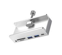Nelsonerty HUB USB 3.0 6 en 1 Station d'accueil à Clipser Adaptateur USB 3.0 Multi-Séparateur Adaptateur Haute Vitesse 5 Gbit/S