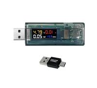 Nelsonerty NMMiner Miner 117KH/S USB Chain ESP32 Crypto Miner avec Adaptateur BTC Solo Lottery Miner Ampèremètre USB-A Series Form Chain