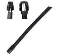 Nelsonerty Outil Plat Flexible pour Crevasses, Adaptateur de Tuyau de 35 mm, Buse D'Aspirateur, Outil de Nettoyage Ménager avec Brosse de Nettoyage