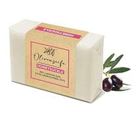 NELUHA Savon à l'huile d'olive Honeysuckle avec huile d'amande Savon 100% naturel sans additifs,savon douche nourrissant pour tous les types peau, sans parfum, sans allergènes, sans plastique